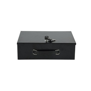 Document Safety <b>Box</b> Home Small Waterproof Fireproof Chest A4 File Safe <b>Box</b> Personal <b>Lock</b> <b>Box</b> - Product Image 1