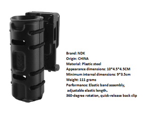 Vỏ bọc nhanh tháo đa năng cho đai chiến thuật, đèn pin bằng thép nhựa, que rút nhanh, dây thun, thiết bị tự vệ cá nhân - Product Image 2