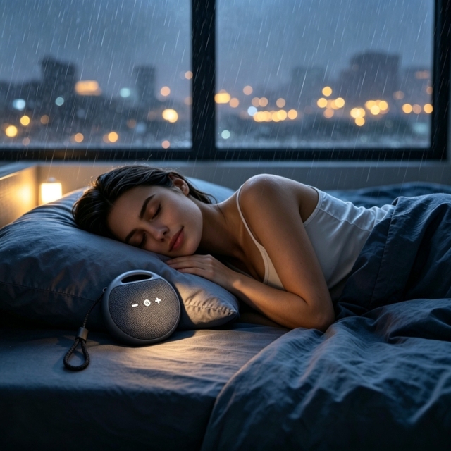 Wholesale Bone Conduction Pillow Speaker Mini White Noise Sleep Device for Bedroom Travel Camping