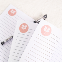 Carnet de planification personnalisé série YO pour étudiants, journal de bureau, notes rapides et simples