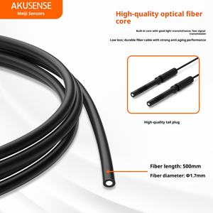 AKUSENSE-Sensor de fibra óptica con lente integrada, sonda de enfoque de punto pequeño, distancia de detección de 30mm, serie original de origen chino - Product Image 5