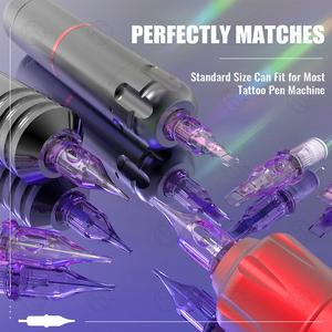 Agujas de Cartucho Desechables para Tatuajes, Mixtas RL RS RM M1, Acero Inoxidable 316, Suministros PMU - Product Image 3