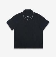 Vêtements de créateur pour hommes Polo tricoté de haute qualité vente en gros de vêtements pour hommes vêtements élégants de luxe pour hommes 2025 été