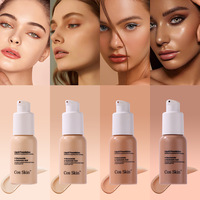 Fond de teint liquide mat en spray, imperméable, longue tenue, maquillage du visage, couvrance totale, niacinamide et acide hyaluronique, fini impeccable