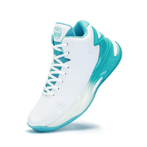Chaussures de basketball synthétiques pour hommes, tige haute, doublure en mesh respirant, semelle extérieure en caoutchouc antidérapante - Product Image 2