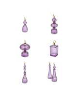 Ensemble de 3 lanternes en verre Ramadan, best-seller, lampe de nuit LED, lampe de table, style islamique, décoration de table de mariage