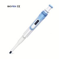SCITEK Machine à pointe de pipette entièrement autoclavable 20 ~ 200 microlitre Laboratoire de pipettes à volume réglable