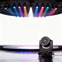 UNOXINE 19x40W RGBW Bee Eye LED Moving Head Wash Light avec effet anneau pour événements de fête, de club et de scène