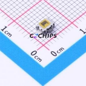 TS-1186E-B-B Tactile Switch SMD Switch Single Pole Single Throw Rectangle Button 1.6N Horizontal Mount - Product Image 1