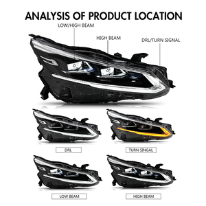 Cho Nissan altima 2019 2024 LED sửa đổi Đèn Pha Led lắp ráp Đèn Pha Phụ kiện xe hơi tự động đèn pha - Product Image 4