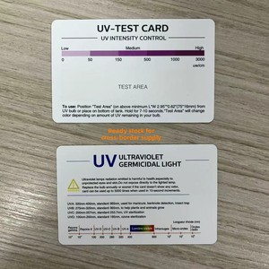 Tarjeta de prueba de protección UV, ropa de protección solar, cambio de color fotosensible, herramienta de maquillaje transfronteriza en stock - Product Image 4
