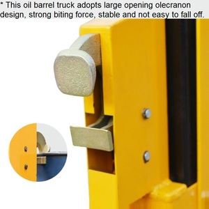 Özel pu tekerlek naylon tekerlek yağ bidonu palet taşıyıcı entegre yağ silindir hidrolik kaldırma yağ bidonu arabası - Product Image 2