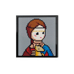 Costruisci la tua versione Cartoon di dipinti famosi Pixel Block <span class=keywords><strong>Art</strong></span> 48x48 punti mattoncini personalizzati 1x1 regalo personalizzato a mosaico - Product Image 3