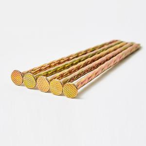 Clavos para Pisos con Cabeza en Espiral/Giratoria, Galvanizados/Cubiertos de Zinc Azul, para Pisos de <span class=keywords><strong>Madera</strong></span>, 2.5mm 3.5mm 4mm 4.5mm 5mm 5.5mm 6mm - Product Image 2