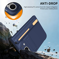 Coque de téléphone à clapet tendance IDEAL pour iPhone Duo avec fente pour stylet, protection intégrale antichoc et film inclus – Vente en gros usine