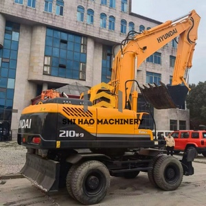 Excavadora de Ruedas Usada, Duradera y Potente, a Bajo Precio, Hyundai 210W-9 de 21 Toneladas, Modelo 2019, Motor, Caja de Cambios y Bomba de Alto Rendimiento, Poco Uso - Product Image 6