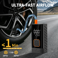 Portable Tire Inflator 150PSI Cordless Air Compressor Mini Digital Pump for Car Motorcycle Bike Ball