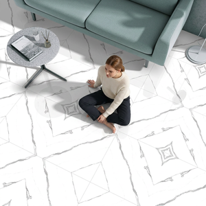 High Gloss White Calacatta Marble Porcelain Tiles 600x1200mm Polished Vitrified Floor Wall Tiles - Product Image 3