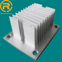 Radiateur en aluminium série 6000 RD Alu OEM avec services de pliage, découpe et soudage CNC pour le refroidissement des appareils électroniques