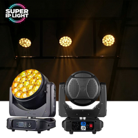 19 projecteurs mobiles Bee Eye RGBW 15W 540 °   Éclairage de scène Pan Zoom pour discothèque