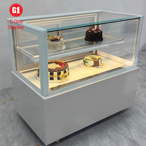 Comptoir de bar minimaliste de haute qualité G ONE personnalisé, durable, moderne, avec éclairage LED en verre, étanche, écologique, vitrine - Product Image 6