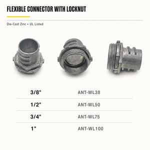 Connecteur <span class=keywords><strong>de</strong></span> conduit métallique flexible à visser FMC, raccord droit avec écrou <span class=keywords><strong>de</strong></span> blocage, accessoires <span class=keywords><strong>de</strong></span> conduit électriques industriels, connecteur <span class=keywords><strong>de</strong></span> conduit FMC - Product Image 2