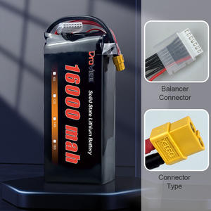 แบตเตอรี่โดรนคุณภาพสูง 6S โซลิดสเตท 22.2V 23.7V 16000mAh ความหนาแน่นพลังงานสูง แบตเตอรี่ลิเธียมไลโป สำหรับโดรน RC FPV และ UAV - Product Image 5