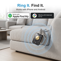 Traceur GPS Mini en Plastique en Gros, Localisateur Intelligent Anti-Perte à Chargement Sans Fil, Étanche IP67, Compatible FindMy, OEM ODM