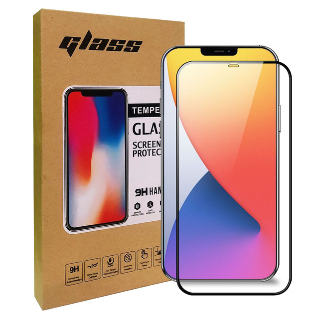 Mobile Phone Accessories 2.5D Silk Screen Printing Tempered Glass Screen Protector for iPhone 11 12 Pro Max