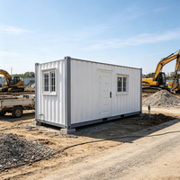 Conteneur de stockage modulaire préfabriqué portable 20FT 40FT, unité de bureau, hébergement temporaire de chantier, entrepôt, atelier extérieur