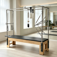 Équipement de fitness et de Pilates sur mesure en gros : Lit Reformer Cadillac en bois de chêne pour usage commercial et domestique