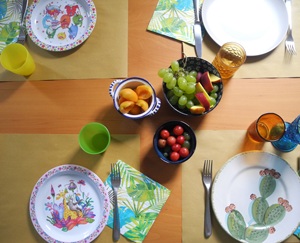 Produits ménagers fabriqués en Italie, papier recyclé à fibres courtes, sets de table écologiques en papier, pailles en papier jetables - Product Image 5