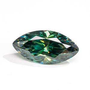 Kualitas Terbaik potongan <span class=keywords><strong>Marquise</strong></span> longgar Moissanite berlian 0.5 karat untuk 3 karat kuning biru hijau warna merah muda Moissanite batu permata longgar