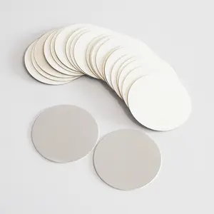 Liner Segel Induksi Kertas Alumunium Foil/Wad Dua Bagian Pelapis Segel dengan Papan Kertas