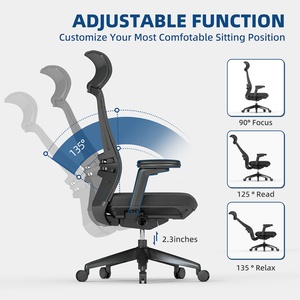 Ergonomic Office Furniture Set Modern Executive <b>Desk</b> Swivel Chair Anji Genuine Leather Wood Mesh Chair Low Price Home Furniture - Product Image 5