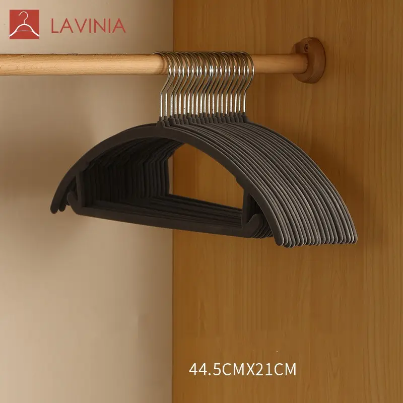 plastic hanger non-marking non-slip closet storage Home Hotels Travel velvet hanger