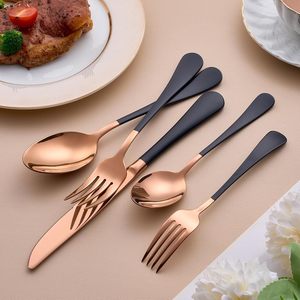 Juego de Cubiertos de Acero Inoxidable de Lujo, Pulido a Espejo, Resistente, Fácil de Limpiar, para Cocina, Cenas y Fiestas de Boda, Precio al por Mayor - Product Image 6