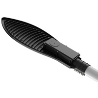 Lampadaire LED AK-TECH 100W AC, corps en aluminium, IP65, 75x150, angle de faisceau 3000-6500K, température de couleur, certifié CE, éclairage extérieur