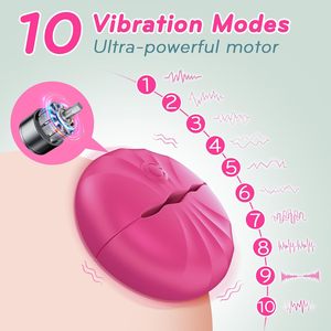 Vibrateurs pour mamelons et points G, 10 modes de vibration, en silicone léger, invisibles, alimentés par USB, étanches IPX6, modèle 36g - Product Image 3
