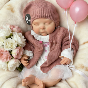 Muñecas Bebé Reborn Realistas - Muñeca Bebé Recién Nacida de Silicona Suave de 18 Pulgadas, Juguete Realista, Set de Regalo <span class=keywords><strong>para</strong></span> Niños de 3 Años - Product Image 1