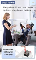 Palan électrique pliable léger portable de vente chaude prix de l'équipement de levage du patient Ascenseur de transfert d'aisance pour handicapés