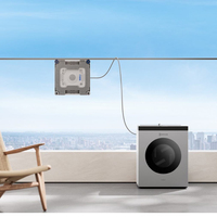 Limpiador de Ventanas ECOVACS WINBOT W3 OMNI, Succión de 10000 Pa, Batería de 130 Minutos, 12 Niveles de Seguridad, Limpieza Automática de Almohadillas con Tecnología Vortex Wash