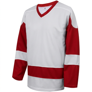 Custom Logo Ice Hockey Jersey Polyester Mesh <b>Sports</b> <b>Apparel</b> Team Practice Uniform Wholesale Sublimated Ice Hockey Shirt OEM - Product Image 1