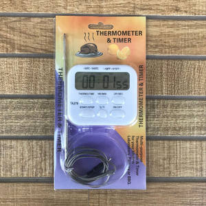 Thermomètre numérique pour viande Ta278 avec minuterie, sonde en acier inoxydable pour la cuisine et l'utilisation en laboratoire - Product Image 2