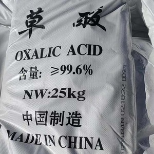 Ácido Oxálico CAS 144-62-7 H2C2O4 Polvo Blanco Grado Industrial 99.6% de Pureza Bolsa de 25 kg Uso - Product Image 3