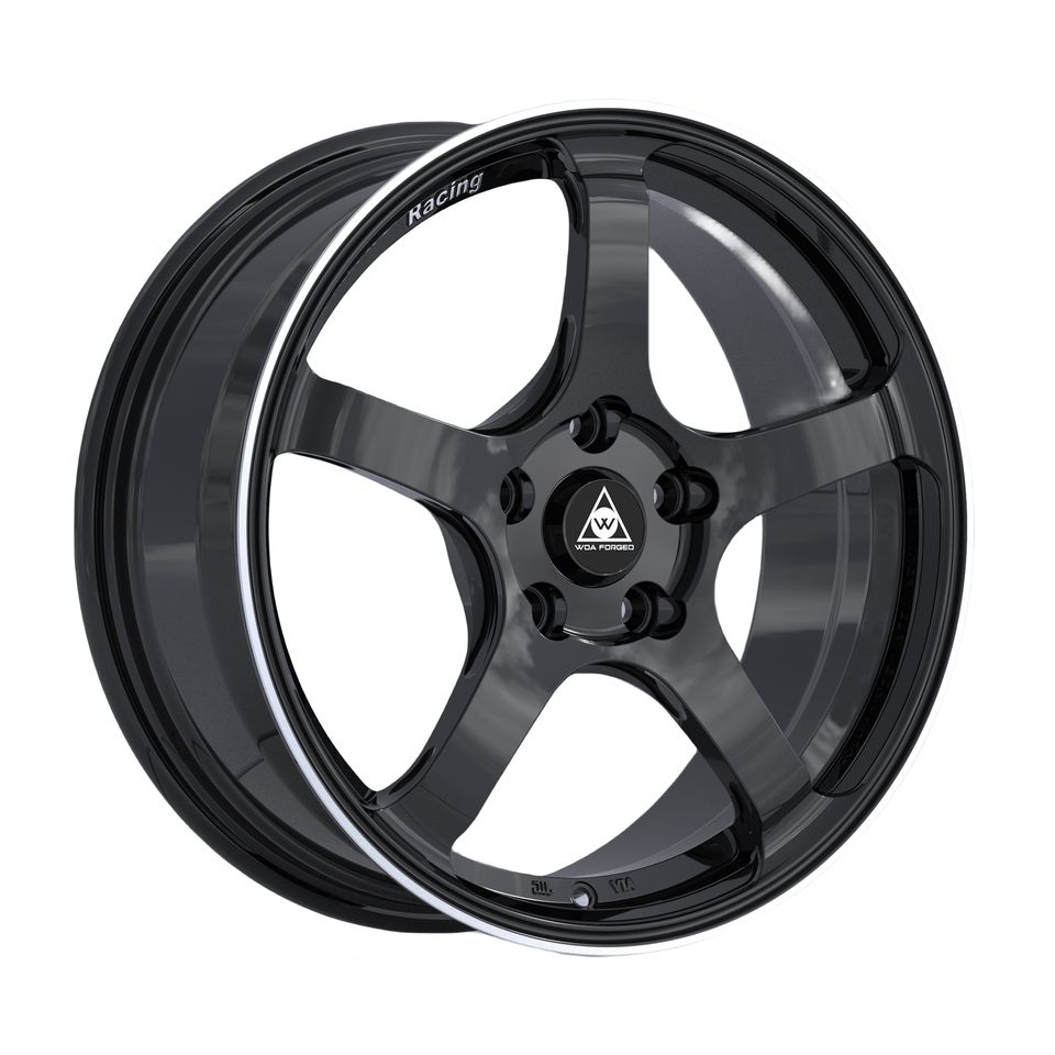 Customized Matte Black Forged Wheels - Lightweight & Durable