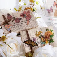 Mini autocollants séries fée fleurs, étiquette Scrapbook, journal intime, en boîte, étiquette décorative pour manuel, DIY bricolage, 45 pièces/paquet