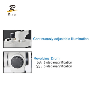 Equipamento de Processamento de Lentes de Instrumentos Ópticos de Alta Qualidade YZ5J, Lâmpada de Fenda Digital Estilo Estereoscópico Angulado - Product Image 4