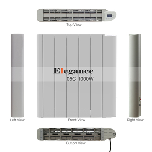 Radiador <span class=keywords><strong>Eléctrico</strong></span> de Convección Cerámica de Inercia Térmica, Termostato <span class=keywords><strong>Digital</strong></span> Programable, Pantalla LCD, Controlador, Calentador de Habitación de Aluminio - Product Image 6