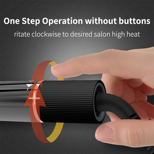 Professioneller <span class=keywords><strong>Salon</strong></span> Magic 3-Barrel Lockenstab Elektrisch Bestseller Rotierender Keramik-Titan Automatischer Lockenstab PTC-Heizung - Product Image 4